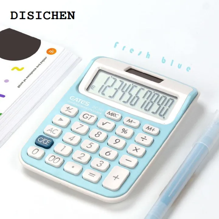 DISICHEN%20Luxury%20Calculator%20Trumpet%20Mini%20Small%20calculator%20Girl%20Cute%20Pink%20Student%20Comtable%20Portable%20Student%20White%20Calculator%20Office%20Supplies%20Solar%20-%20Image%206