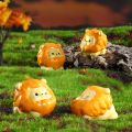 Lion Statue Handmade Resin Mini Cute Animal Miniature Sculpture Ornaments Photography Prop. 
