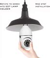 Wi-Fi Connection  CCTV Bulb Camera with Motion Detection. 