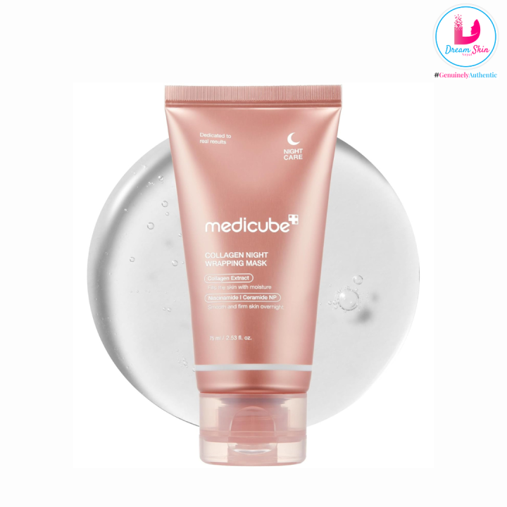 Medicube Collagen Overnight Wrapping Peel Off Facial Mask Pack [75 ml] By Dream Skin Nepal