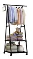 Multifunction Clothes Triangle Coat Rack Removable Bedroom Rack With Wheels | Metal Multpurpose Clothes Rack. 