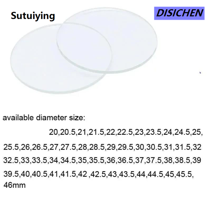 DISICHEN%20Sutuiying%20Affordable%201PCS%20Thickness%201.0mm%20Round%20Watch%20Glass%2015mm%20To%2045mm%20Smartwatch%20Replacement%20Crystal%20Lens%20Flat%20Mirror%20Glass%20Watch%20Repair%20Tool%20Kits%20-%20Image%204