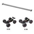 NAMUNY 2 Set RC Car Part: 1 Set Front Swing Arm & 1 Set Metal Drive Shaft CVD. 