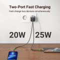 UGREEN Nexode 45W Charger USB-C+USB-C 45W PD Charger(25W+20W). 