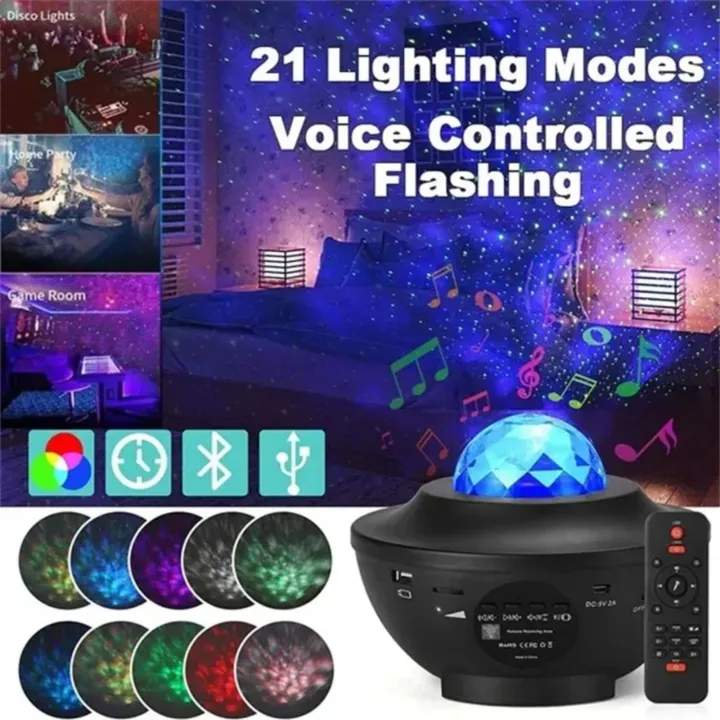 Galaxy%20Night%20Light%20Music%20Water%20Wave%20Projector%20Lamp%20Bluetooth%20Player%20Remote%20Control%20USB%20Powered%20Sound-Activated%20-%20Image%204
