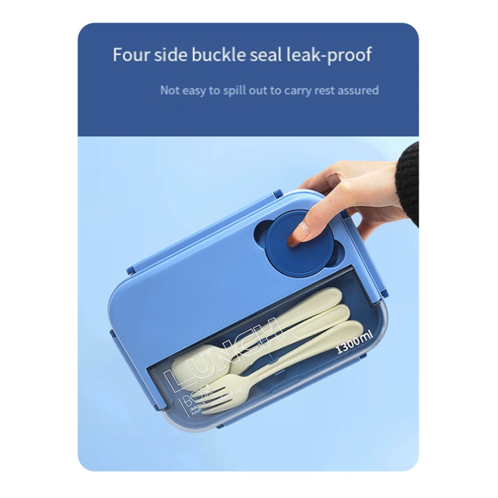 Bento%20Box,%20Lunch%20Box%20Kids,%20Bento%20Lunch%20Box%20for%20Kids/Toddler/Adults,%201300ML-4%20Compartment%20Bento%20Box%20Adult%20Lunch%20Box%20Easy%20to%20Use%2023x16.3cm%20Blue%20-%20Image%2010