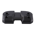 Handlebar Riser Drag Bar Clamp Extend Adapter for (Black). 