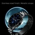 Noise Halo Plus 1.46" Super AMOLED Display Elite Smart Watch, Bluetooth Calling, Stainless Steel Build, Always on Display, Upto 7 Days Battery (Elite Black). 
