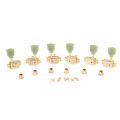 Guitar Tuning Pegs String Tuners 3L Machine Heads String Tuning Key Pegs Tuners Folk/Electric Guitar Gold. 