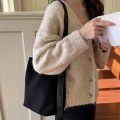 New Large Capacity Crossbody Bag Suedette Material Leopard Print Women's Handbag Tote Bag Autumn Winter. 