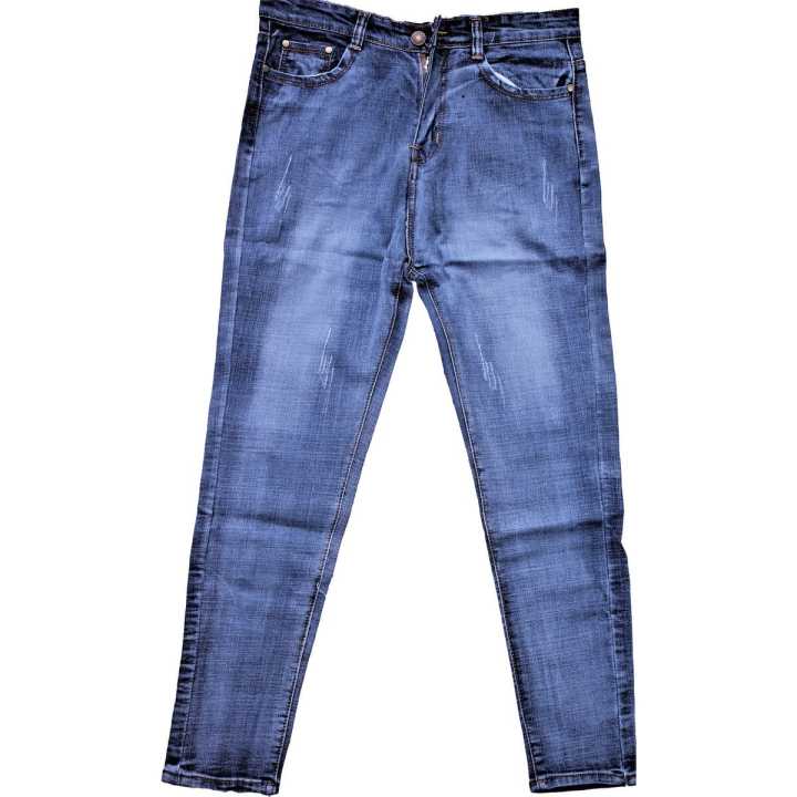 Mid Rise Light Fade Clean Look Solid Jeans For Women