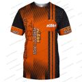 HOT KTM new T-shirt summer tops T-shirt new short-sleeved T-shirt men's Harajuku tops 2025 summer trend short-sleeved. 