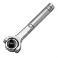 Portable Dual-purpose Ratchet Wrench Socket Forward and Reverse Magnetic Screwdriver Bit High Speed 270° Adjustable Screwdriver Repair Tool. 