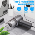 Handheld Vacuum Cordless Gray ABS 6000PA Powerful Car Vacuum Cleaner for Home,Pet Hair,Car. 