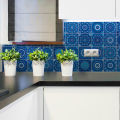 Artsy Home Wall Stickers Premium Cement Tiles Bohemia Azucena 48pcs - 10cm x 10cm. 