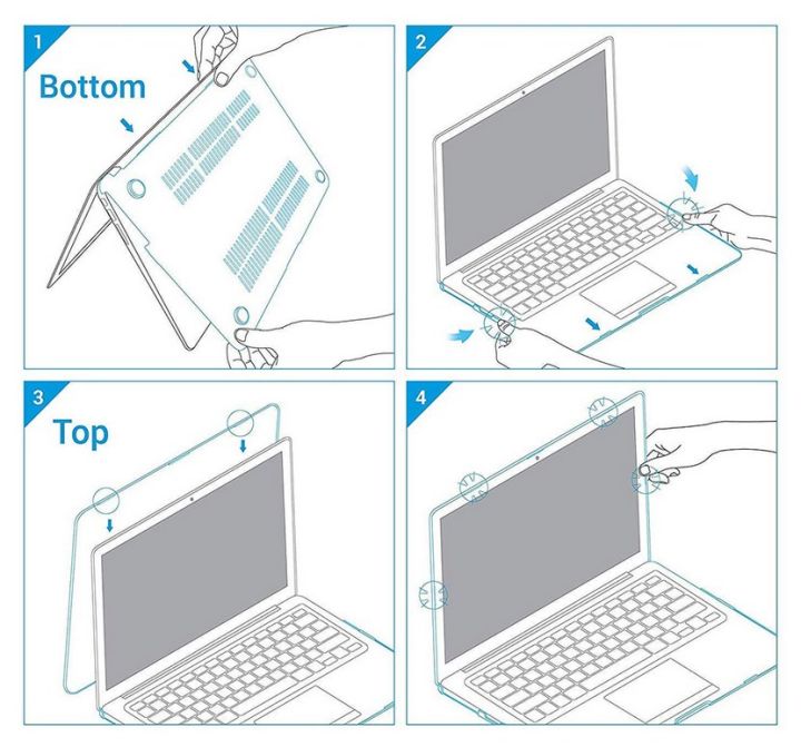 COTEetCI%20Universal%20PC%20MacBook%20Case%20For%20New%20Macbook%20Pro%2016%20(A2141)%20Black%20-%20Image%207