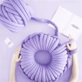 nitting Yarn for Chunky Braided Knot Throw Blanket DIY Soft Extra Cotton Washable, Bulky Giant Yarn for Weave Craft Crochet Sofa Blanket Pillow Pet Bed. 