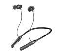 Cross border private model new sports Bluetooth earphones, neck hanging wireless magnetic suction ear type, long endurance, heavy bass earphones. 