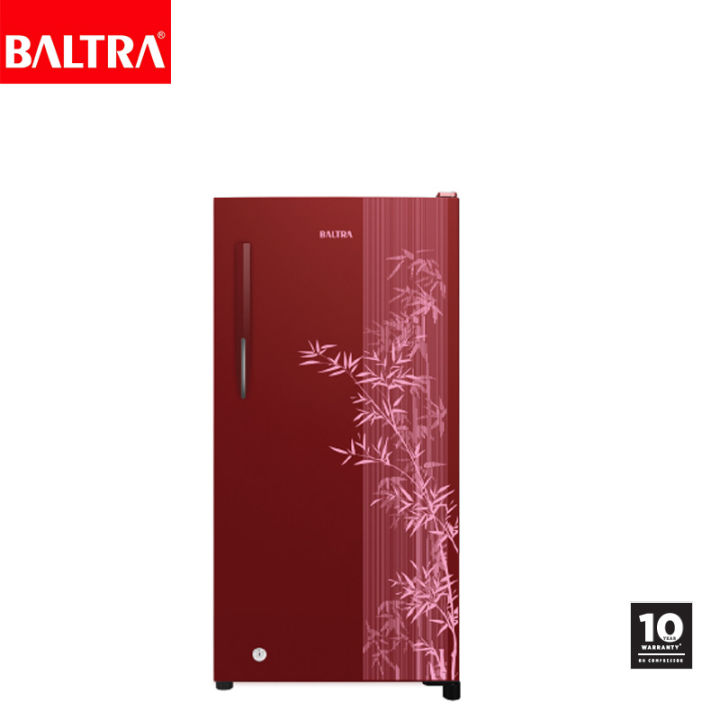 BALTRA Single Door Refrigerator | 180 L | BRF180SDRF01 | Red Bamboo ...