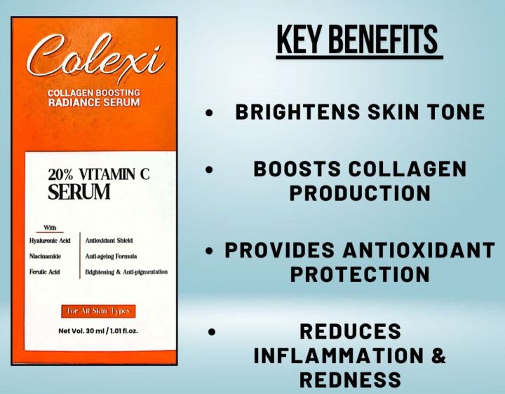 Colexi%2020%25%20Vitamin%20C%20Serum%20with%20Ferric%20Acid%20,%20Hyaluronic%20Acid%20and%20Niacinamide,%2030ml%20-%20Image%202