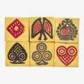 Yellow Color Langur Burja Traditional Dice. 
