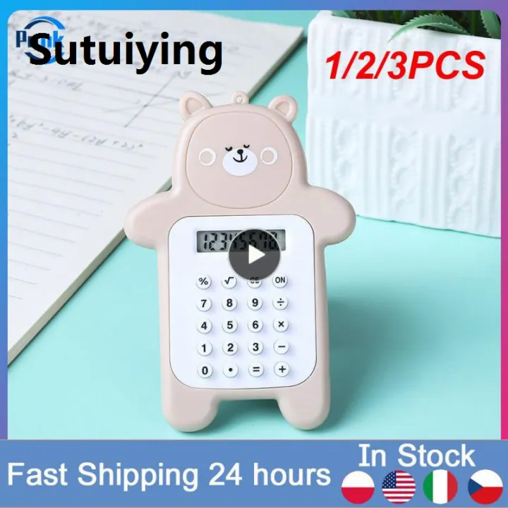 Sutuiying%201/2/3PCS%20Mini%20Cartoon%20Calculator%20Pocket%20Size%208%20Digits%20Display%20Portable%20Kawaii%20Small%20Button%20Calculate%20Students%20School%20Calculating%20-%20Image%202