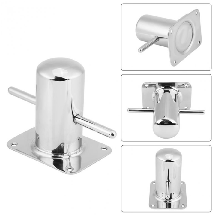 OYPFXMI 2X Stainless Steel Boat Post Bollard Mooring Bit for Marine ...