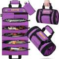Premium Roll Up Bag,Heavy Duty Small Tool Bag Storage with W/Detachable Pouches,Waterproof Oxford Cloth,Gifts. 