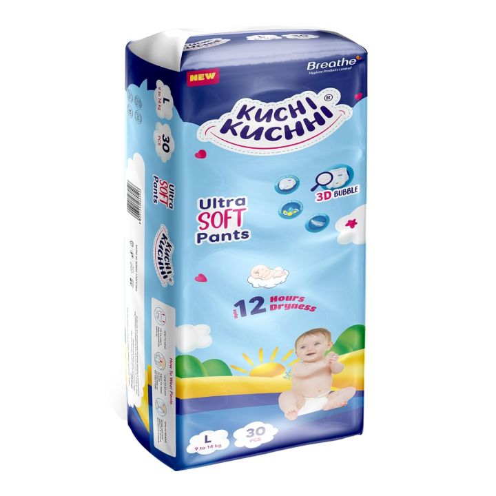 Kuchon KUCHI KUCHHI Premium super soft baby diaper with a 3D bubble top and ...