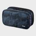 Lihit Lab Triple Zipper pencil / Pen Case A7556 By KitabKalam. 