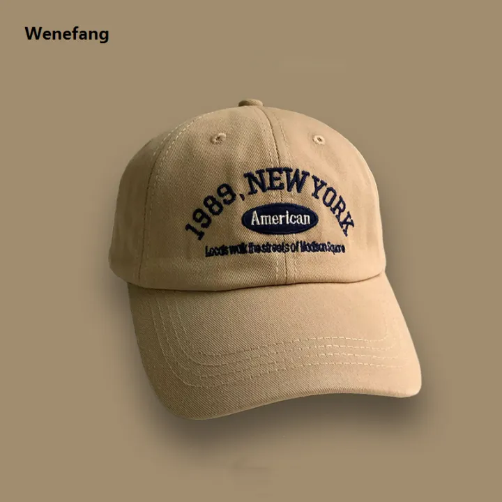 Wenefang%20Korean%20Retro%20Baseball%20Hat%20Women's%20Autumn%20Winter%20Versatile%202025%20Ins%20Street%20Letter%20Embroidered%20Caps%20Summer%20Couple%20Men%20-%20Image%206