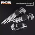 Finder 9 Pcs Ball Point Allen key set- Long. 
