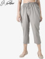 J.Fisher Stretchable 3/4 Quarter Pant For Women - Grey | Multisize | Fashion | Quarter Pants For Women. 