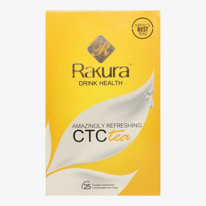Rakura Drink Health Amazingly Refreshing CTC Tea 25 Tea Bags | Daraz.com.np