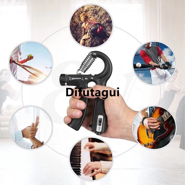 Difutagui%20%5B5-60kg%5D%20Adjustable%20Hand%20Grip%20Fitness%20Gym%20Hand%20Strength%20Bargain%20price%20Exercise%20Resistance%20Gripper%20with%20counter%20%E6%8F%A1%E5%8A%9B%E5%99%A8%20-%20Image%206