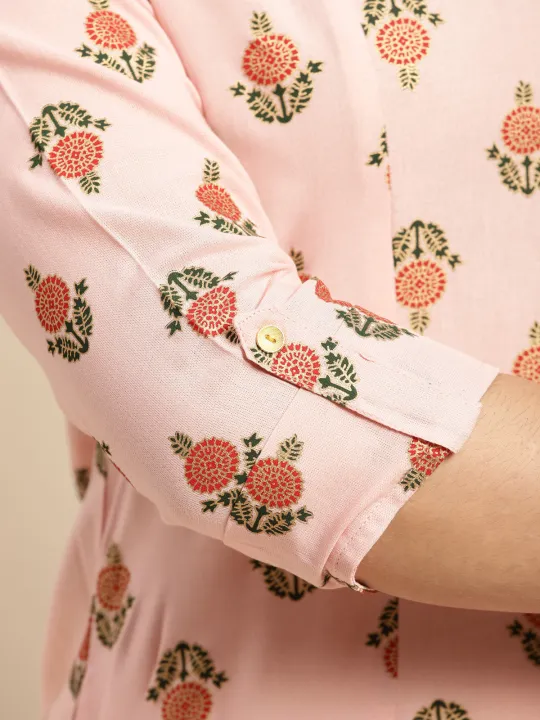 Kiva%20Rayon%20Printed%20Calf%20Length%20A-line%20Kurtha%20for%20Women%20With%20Front%20Button%20Placket%20-%20Image%207
