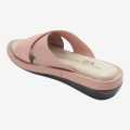 Light Pink Color Flat Sandals For Women. 
