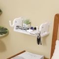 Self Adhesive Elephant Design Bathroom Toilet Office Shelf Stand Holder Rack Storage Box. 