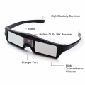 4X Rechargeable Active Shutter 3D Glasses for ALL DLP Projector. 