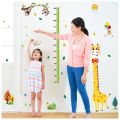Giraffe Growth Chart Height Measure Wall Sticker 150cm(H) x 102cm(W). 