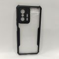 Xiaomi Mi 11T 5G / Mi 11T Pro 5G Cover (Both Same Size) Transparent With Bumper Cover Case -Non Yellowing. 