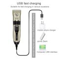 Professional Ceramic Blade Electric Dog Hair Clipper Electric Cordless Grooming Trimmer Kit Rechargeable Clippers Hair Shaver Cat/Dog/Rabbit. 