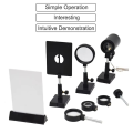 Optical Experiment Set Plano Convex Lenses Double Convex Lens Candle Holders 1 Set Screen Light Convex Concave Lens. 