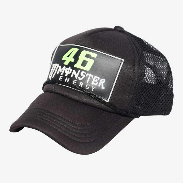 Black Color 46 Monster Energy Printed Cap For Men