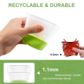 12 Packs 3 Inch Square Plastic Nursery Pots, Clear Plant Pot with Soft Silicone Base for Easy Transplant, Flower Pots. 