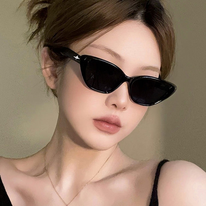 Vintage%20Triangle%20Cat%20Eye%20Star%20Sunglasses%20Fashion%20Small%20Face%20Sunglasses%20For%20Women%20Solid%20Color%20Sun%20Glasses%20Sunshade%20Sunglasses%20Netiie%20-%20Image%202