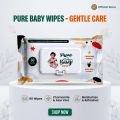 PURE Non-Alcoholic Baby Wipes – 80 Wipes | Gentle Cleansing | Skin-Safe | Made in Nepal. 