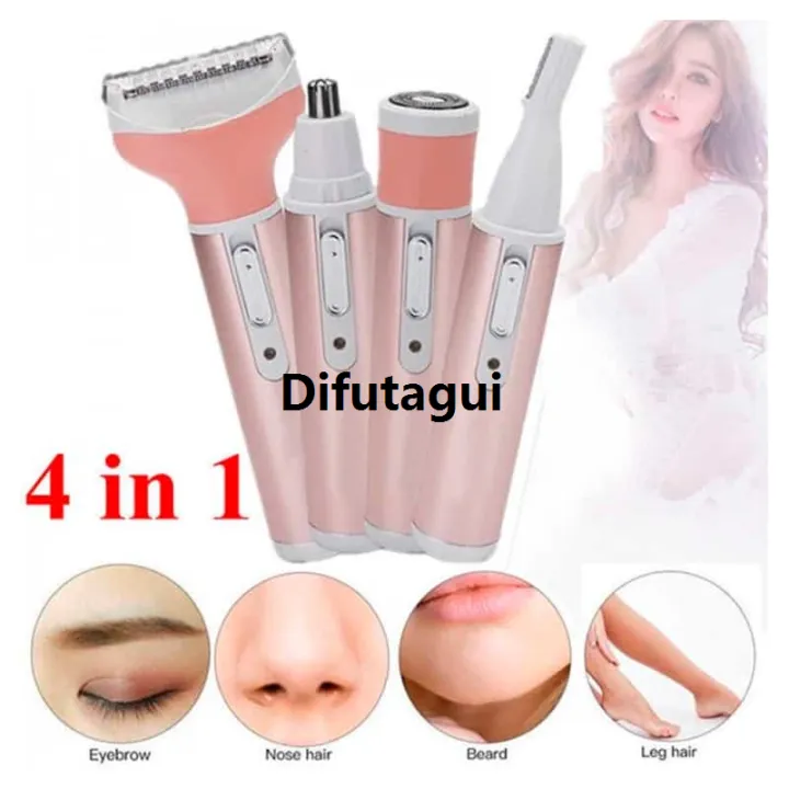 Difutagui%20New%20Geemy%20GM-3074%204IN1%20Rechargeable%20Nose%20and%20Hair%20Trimmer%20Profesional%20Full%20Body%20Girls%20Ladies%20Groomer%20Shaving%20KIT%20-%20Image%202