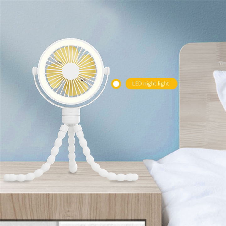 OYPFXMI%20White%20Portable%20Rechargeable%20Baby%20Stroller%20Fan%20Clip-on%20Octopus%20Night%20Light%20Mini%20Personal%20Handheld%20Portable%20Fan%20-%20Image%206