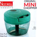 Vegetable/Handy Dori Chopper with 3 Blades - 375ml,450ML ,900ml-Multicolour. 